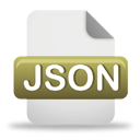 Ícone de download do arquivo JSON