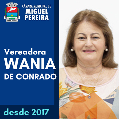 Vereadora Wania de Conrado