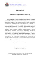 Aviso de Licitação - Edital nº 004/2017